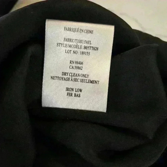 100% Silk Button Down Midi Shirt Dress Black Size 6 Womens - Picture 8 of 9